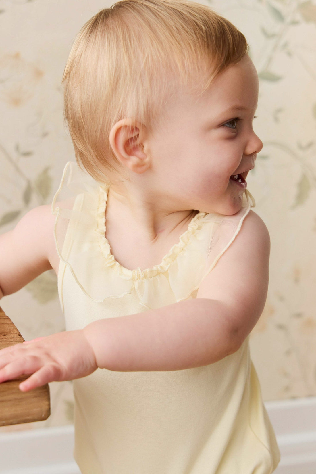 Adalyn Playsuit - Lemon Childrens Playsuit from Jamie Kay Australia