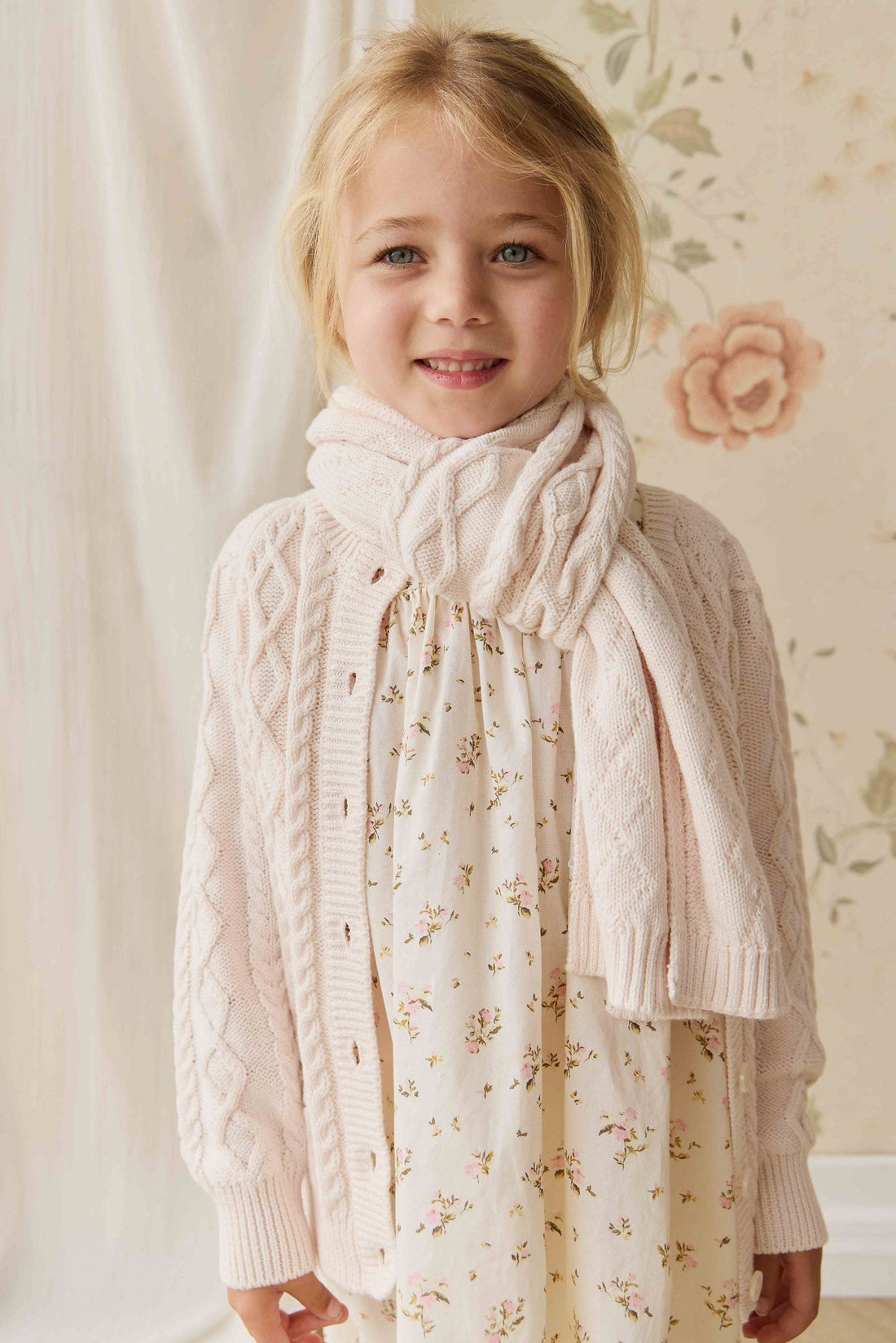 Alexis Cardigan - Cosy Mauve Childrens Cardigan from Jamie Kay Australia