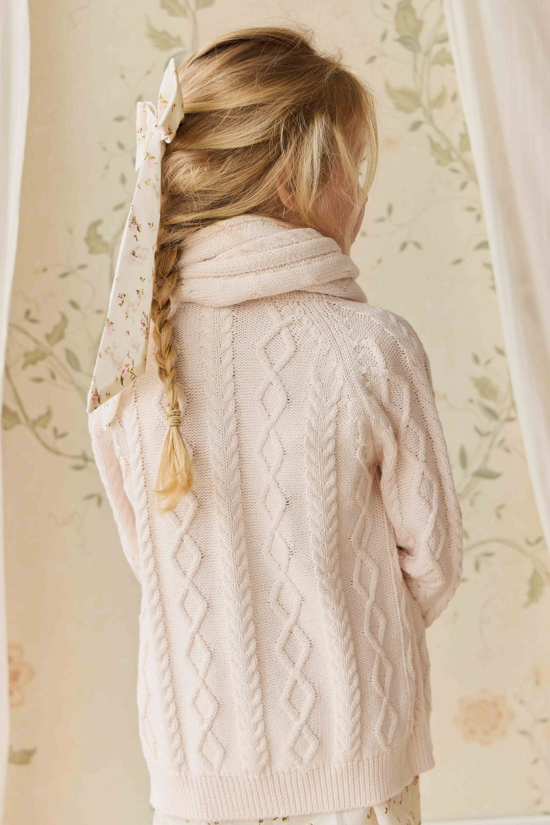 Alexis Cardigan - Cosy Mauve Childrens Cardigan from Jamie Kay Australia