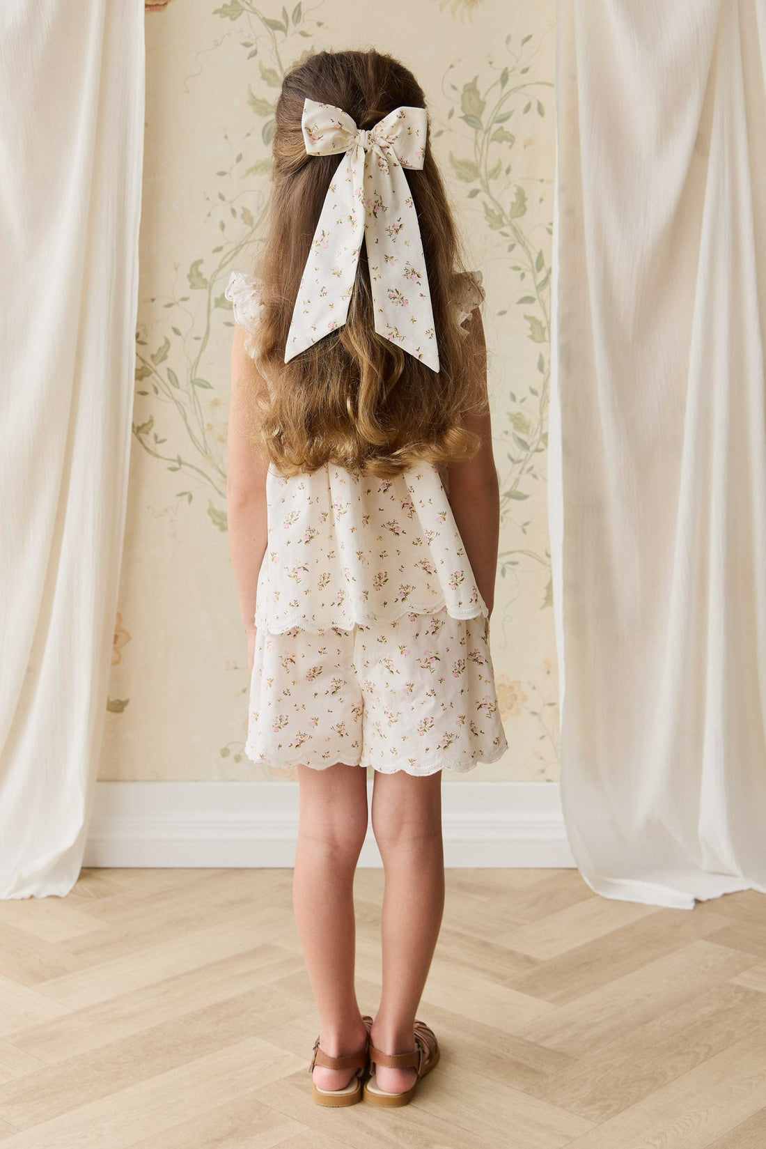 Organic Cotton Haylen Short - Bianca Antique Childrens Short from Jamie Kay Australia