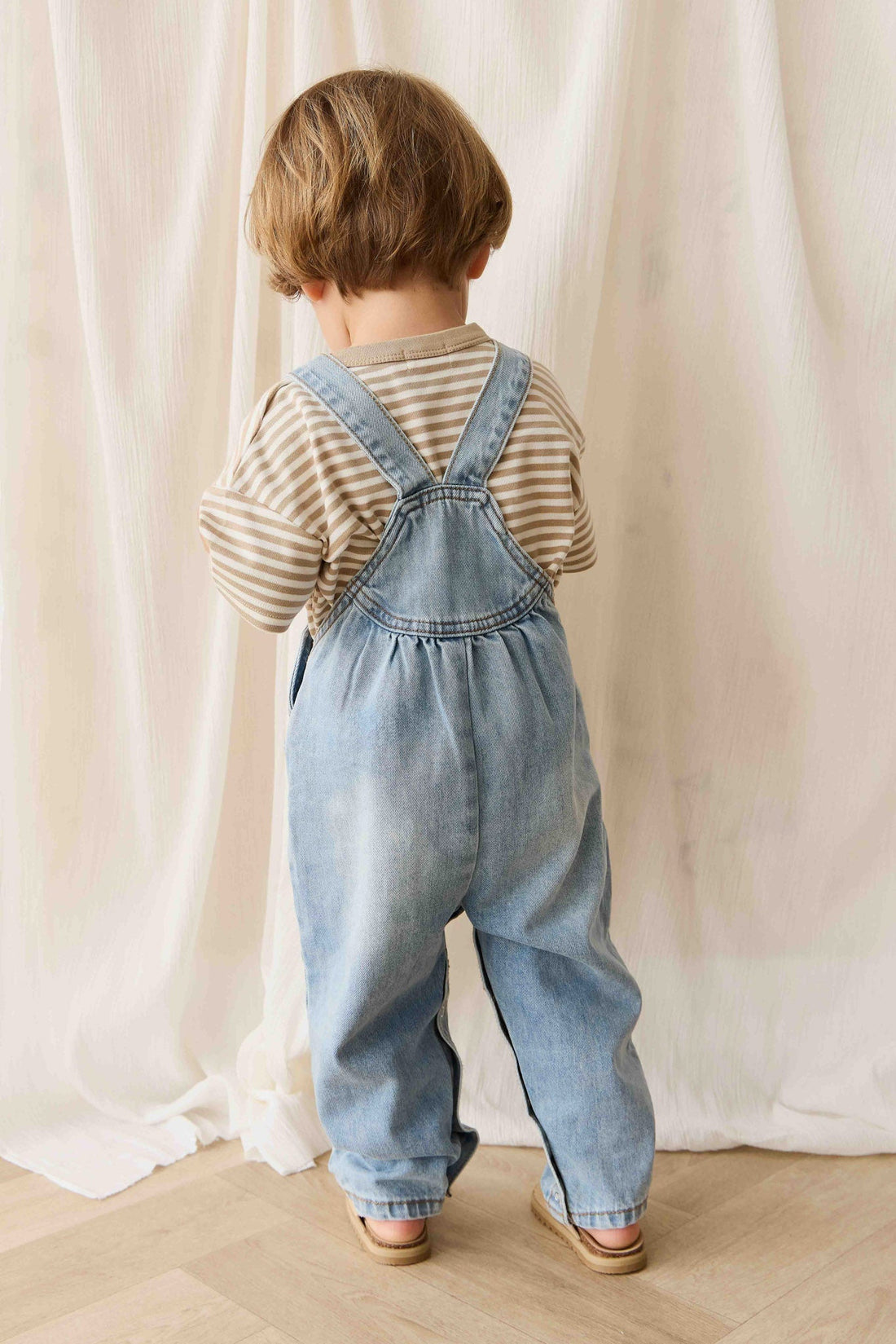 Cecil Overall - Antique Blue Childrens Overall from Jamie Kay Australia