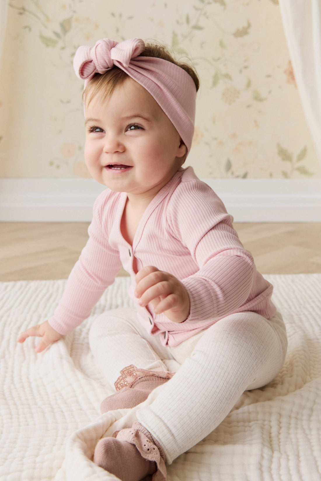 Organic Cotton Modal Cardigan - Trinket Childrens Cardigan from Jamie Kay Australia