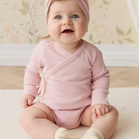 Organic Cotton Modal Marina Long Sleeve Bodysuit - Trinket Childrens Bodysuit from Jamie Kay Australia