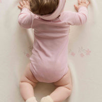 Organic Cotton Modal Marina Long Sleeve Bodysuit - Trinket Childrens Bodysuit from Jamie Kay Australia