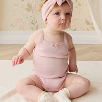 Organic Cotton Modal Singlet Bodysuit - Trinket Childrens Bodysuit from Jamie Kay Australia
