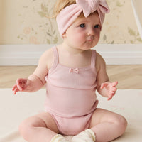 Organic Cotton Modal Singlet Bodysuit - Trinket Childrens Bodysuit from Jamie Kay Australia