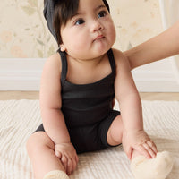 Organic Cotton Modal Lilian Headband - Ebony Childrens Headband from Jamie Kay Australia