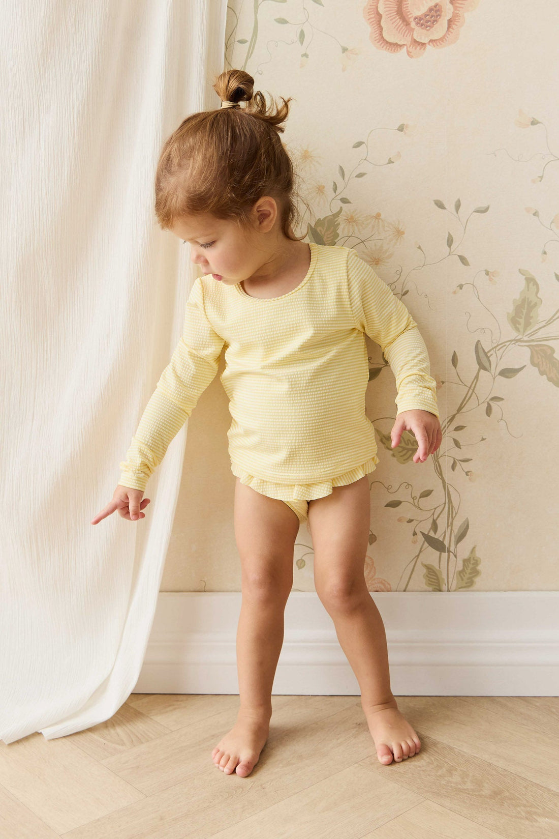 Brielle Swim Set - Camomile Stripe Childrens Swimwear from Jamie Kay Australia