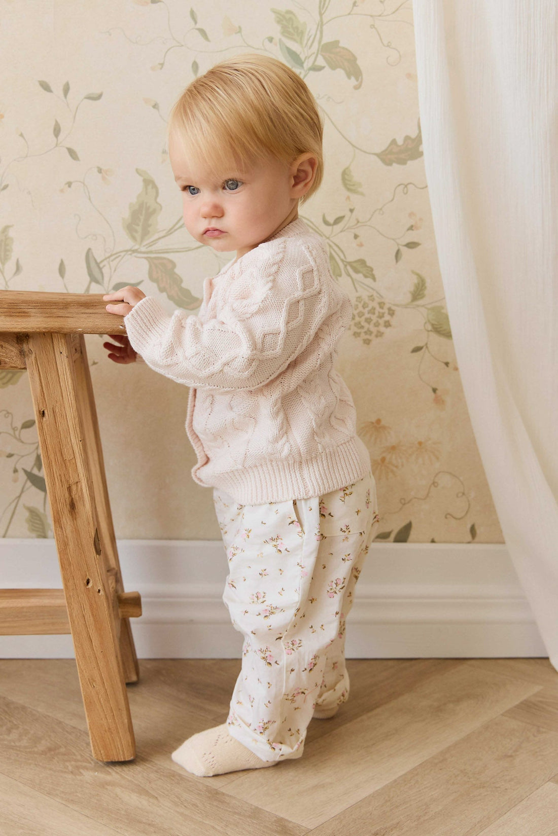 Alexis Cardigan - Cosy Mauve Childrens Cardigan from Jamie Kay Australia