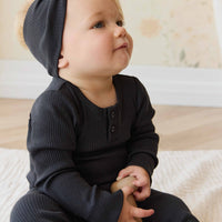Organic Cotton Modal Everyday Legging - Ebony Childrens Legging from Jamie Kay Australia