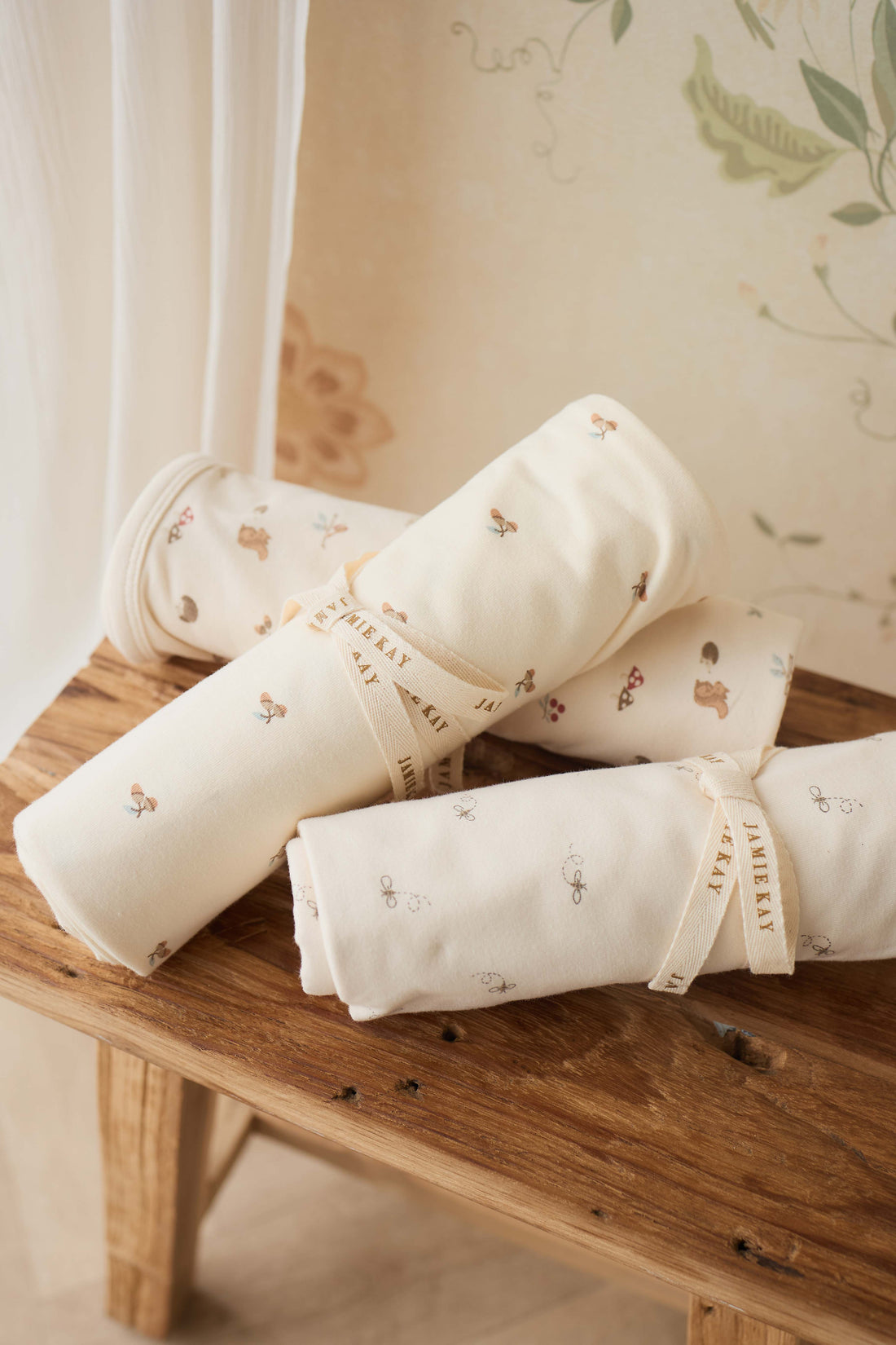 Organic Cotton Murphy Wrap - Forest Night Acorns Childrens Murphy Wrap from Jamie Kay Australia