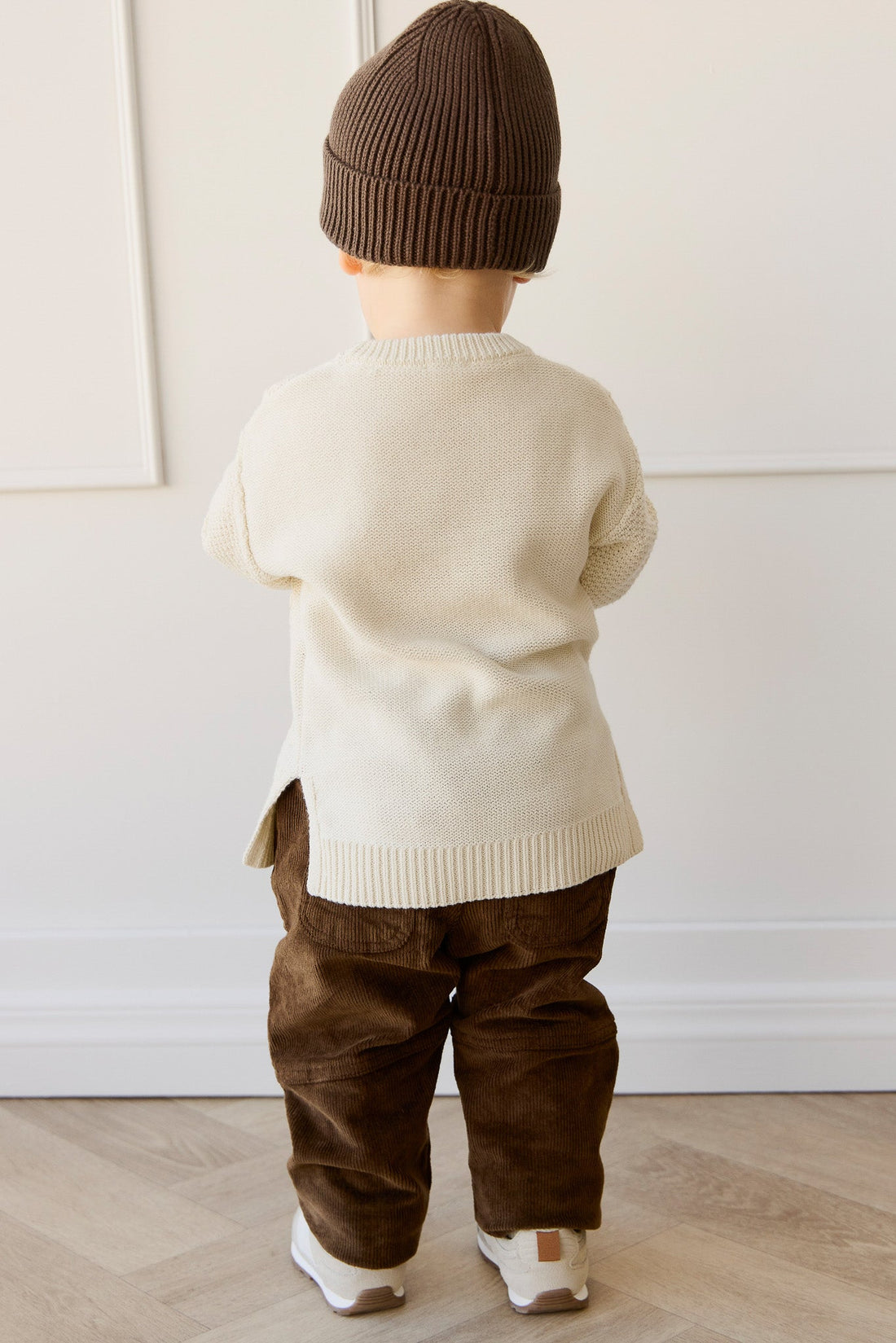 Adam Knit Jumper - Cloud Childrens Jumper from Jamie Kay Australia