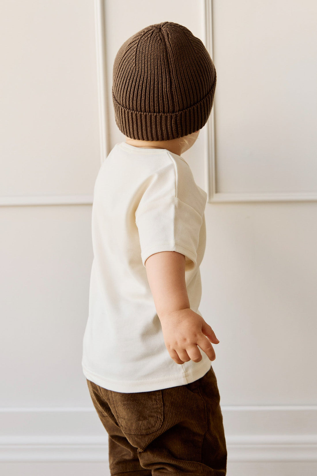 Pima Cotton Hunter Tee - Cloud Childrens Top from Jamie Kay Australia