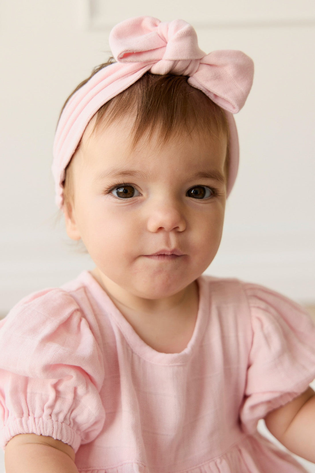 Organic Cotton Muslin Headband - Poppy Childrens Headband from Jamie Kay Australia