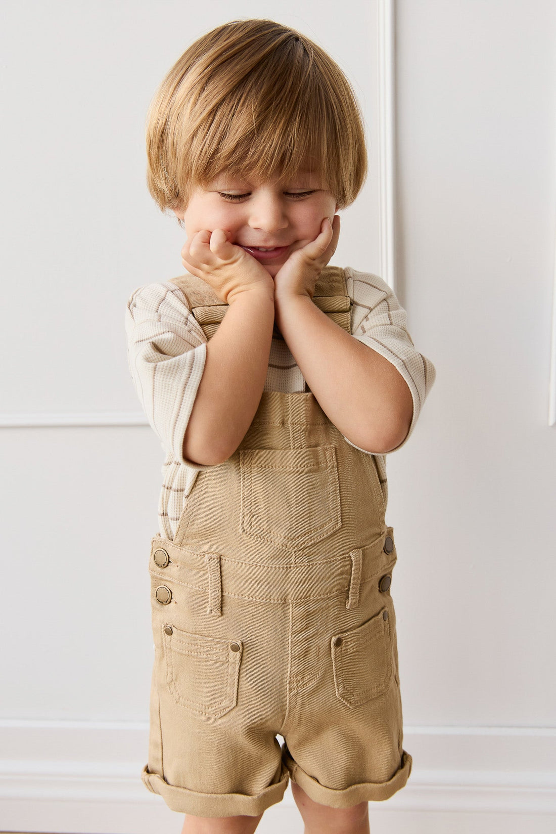 Chase Short Overall - Rattan Childrens Overall from Jamie Kay Australia