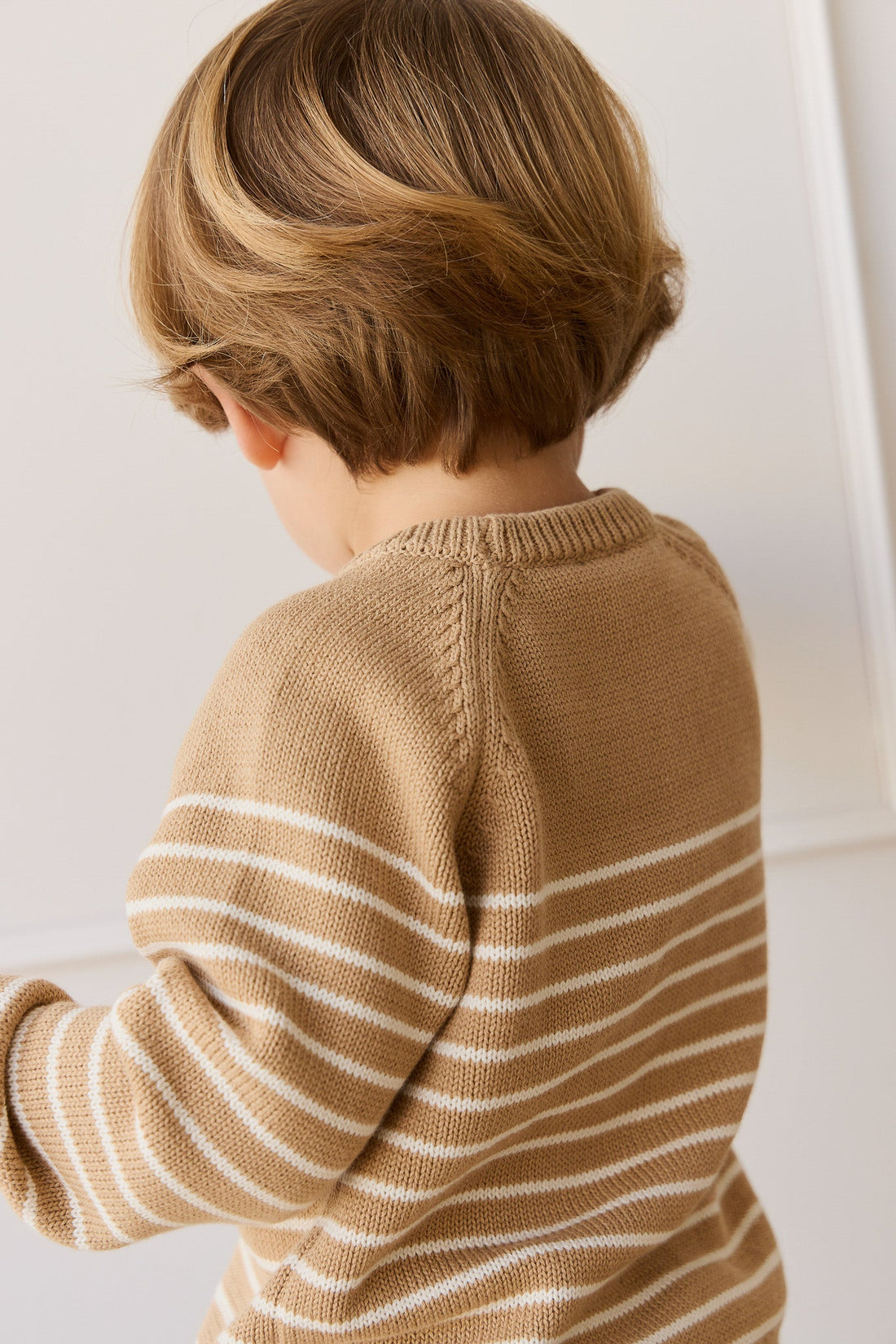Elias Jumper - Elias Stripe Rattan Childrens Jumper from Jamie Kay Australia
