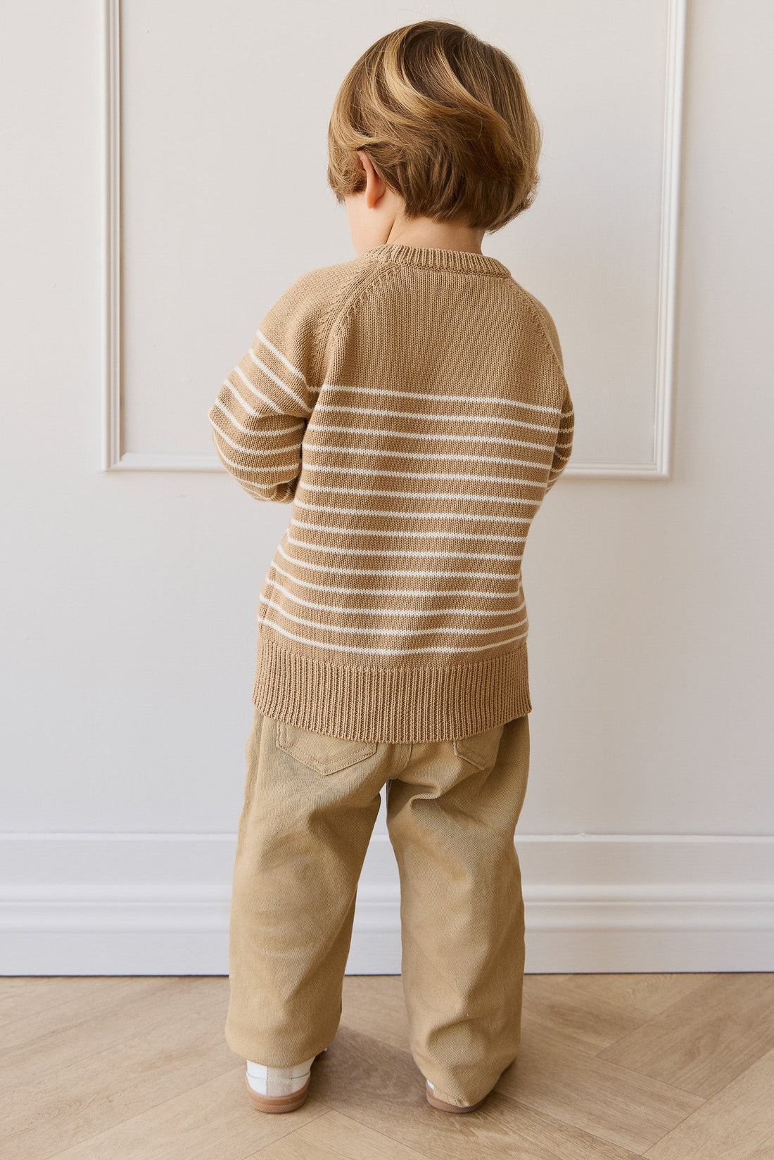 Elias Jumper - Elias Stripe Rattan Childrens Jumper from Jamie Kay Australia