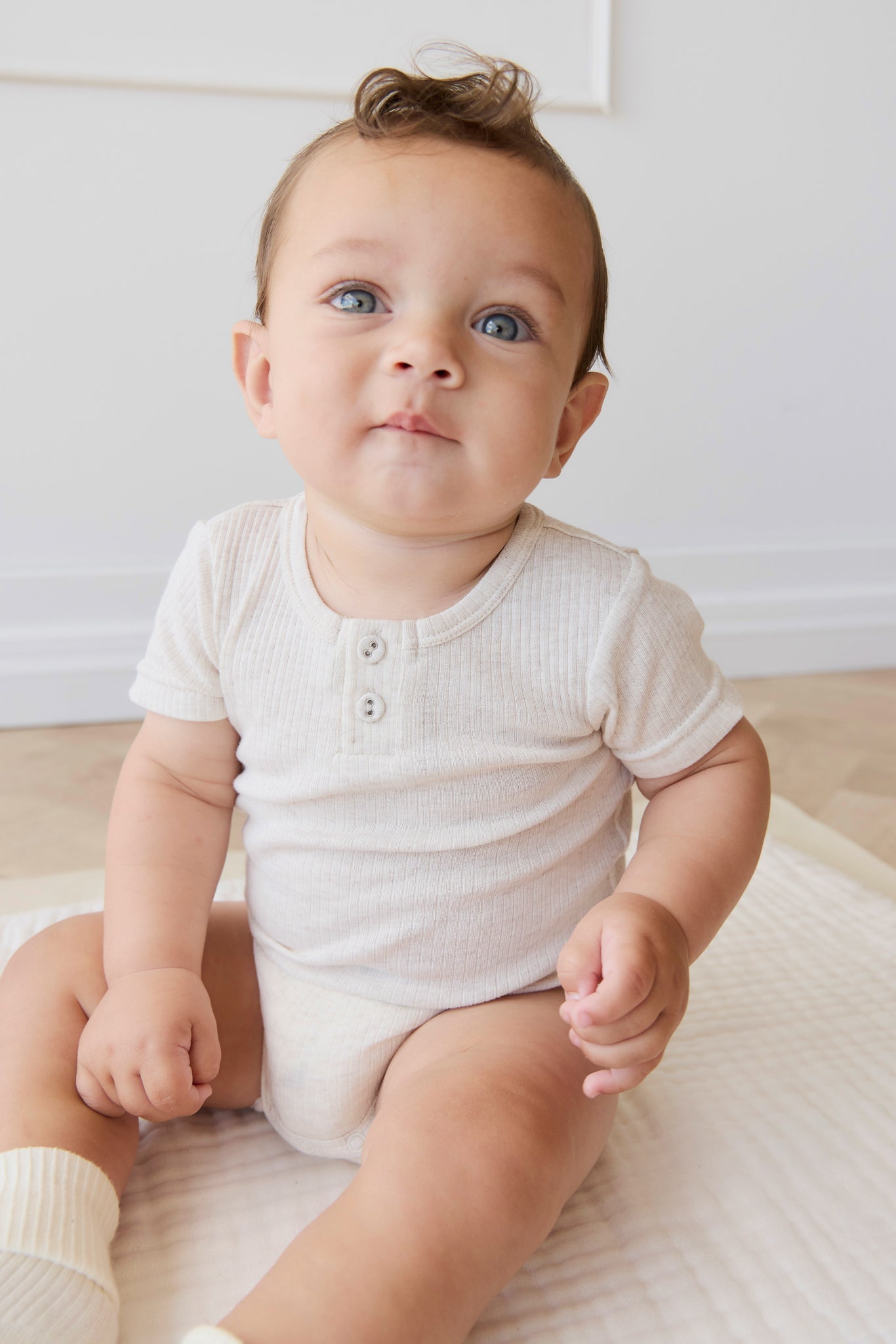 Jamie Kay Organic Cotton Modal Darcy Rib Tee Bodysuit