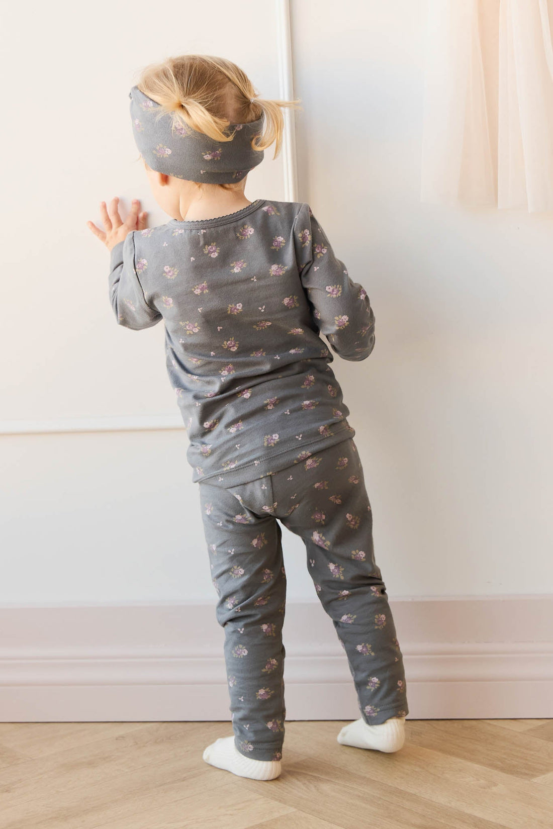 Organic Cotton Everyday Legging - Simone Lava Childrens Legging from Jamie Kay Australia