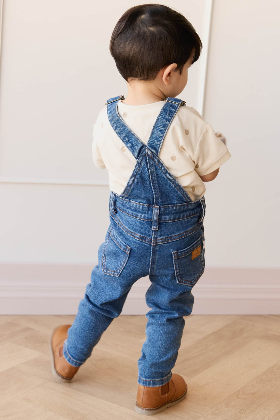 Jordie Overall - Mid Wash Denim Childrens Overall from Jamie Kay Australia