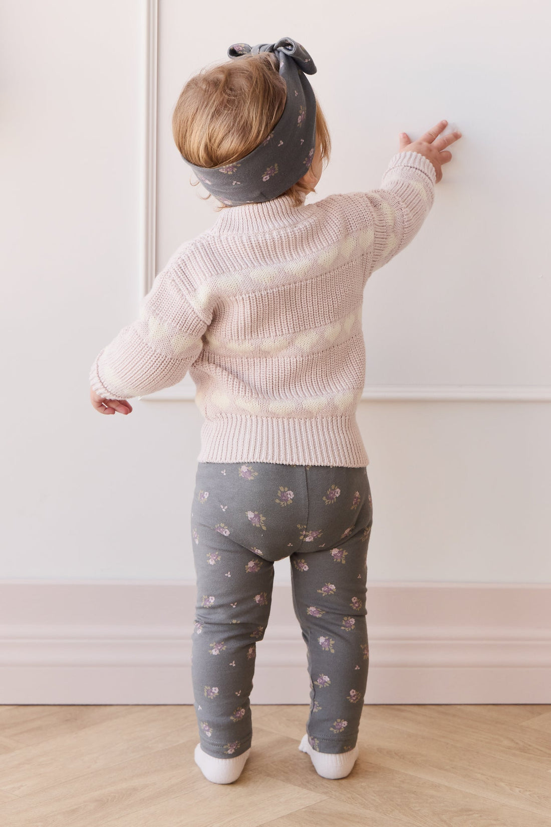 Organic Cotton Everyday Legging - Simone Lava Childrens Legging from Jamie Kay Australia