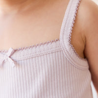 Organic Cotton Modal Singlet - Luna Childrens Singlet from Jamie Kay Australia
