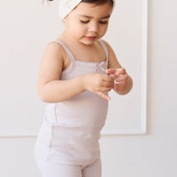 Organic Cotton Modal Singlet - Luna Childrens Singlet from Jamie Kay Australia