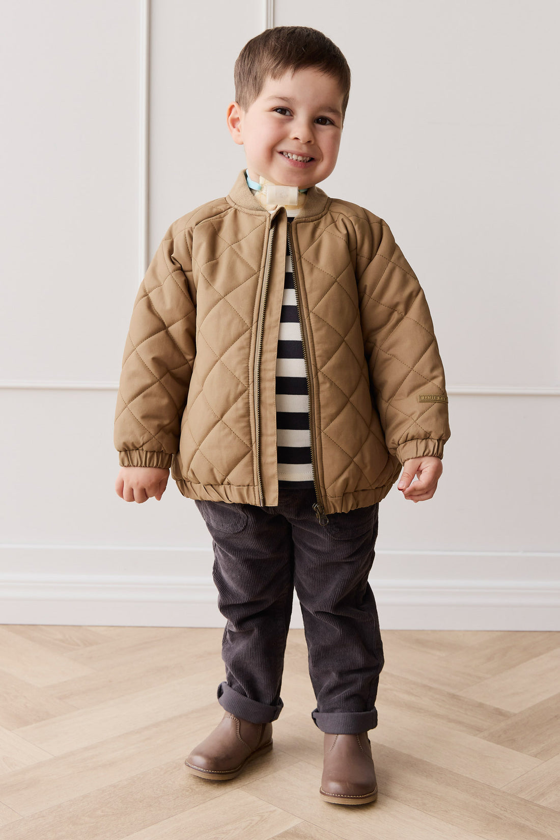Benito Jacket - Pecan Childrens Jacket from Jamie Kay Australia