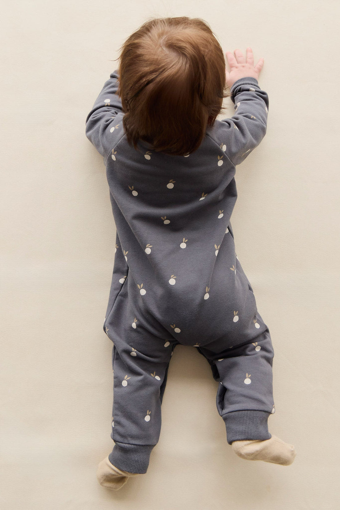 Organic Cotton Tao Sweatshirt Onepiece - Bobby Berries Shadow Childrens Onepiece from Jamie Kay Australia