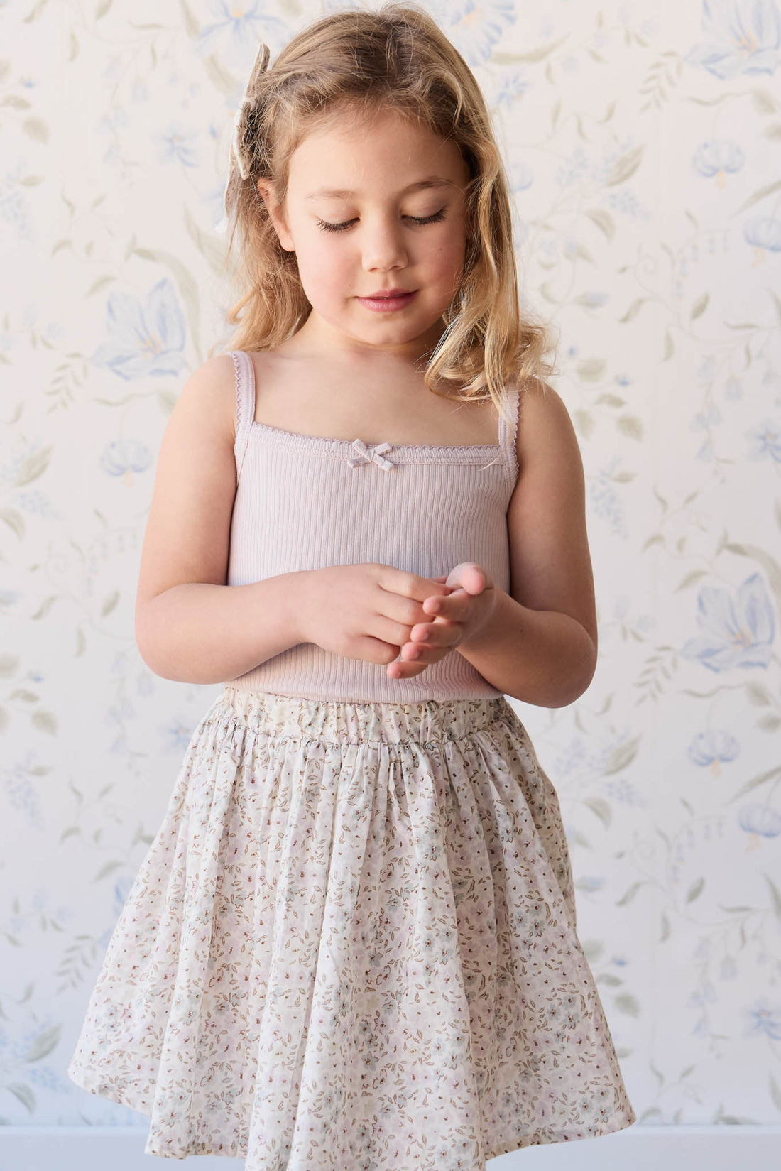 Organic Cotton Melanie Skirt - Fifi Violet Childrens Skirt from Jamie Kay Australia