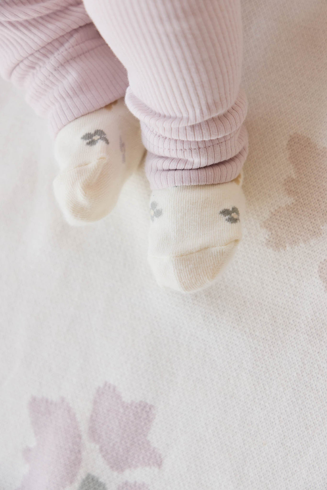 Mirabel Sock - Fifi Hushed Violet Childrens Sock from Jamie Kay Australia