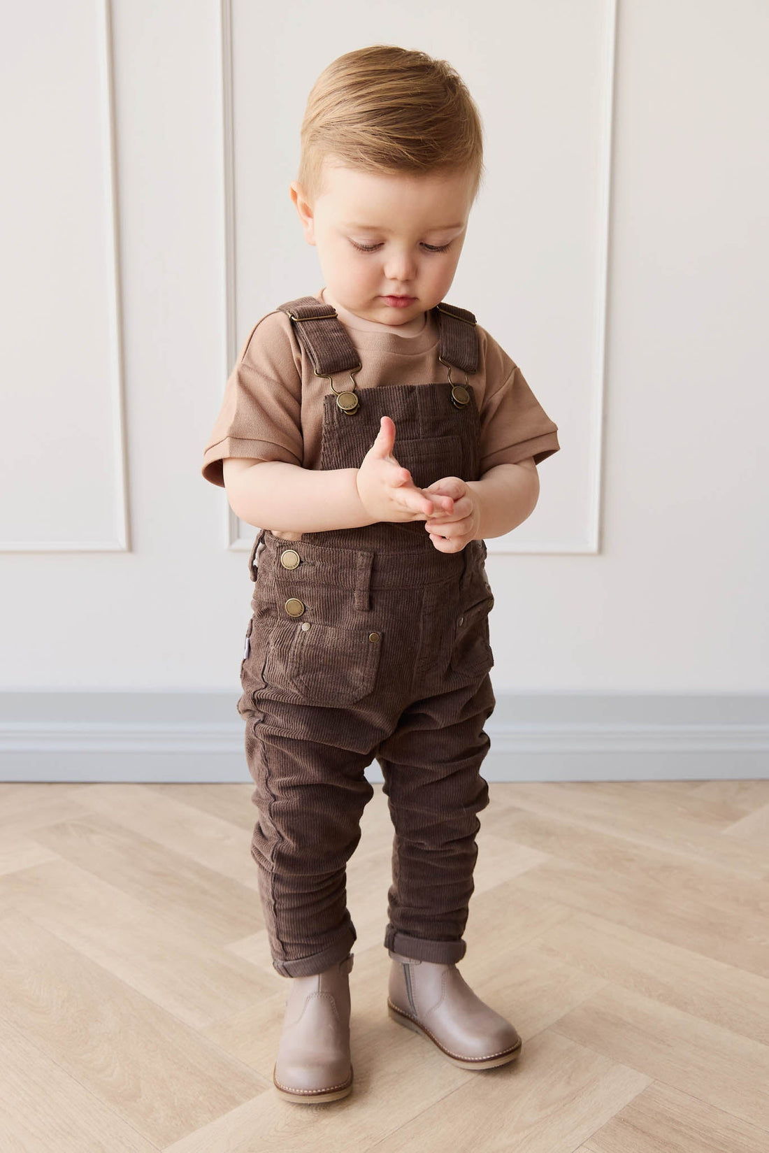 Arlo Overall - Pinecone Childrens Overall from Jamie Kay Australia
