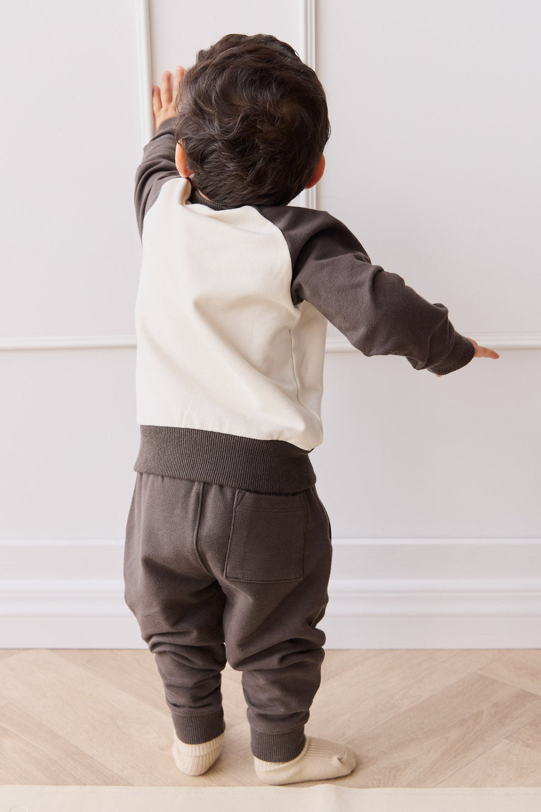 Organic Cotton Jalen Track Pant - Pinecone Childrens Pant from Jamie Kay Australia