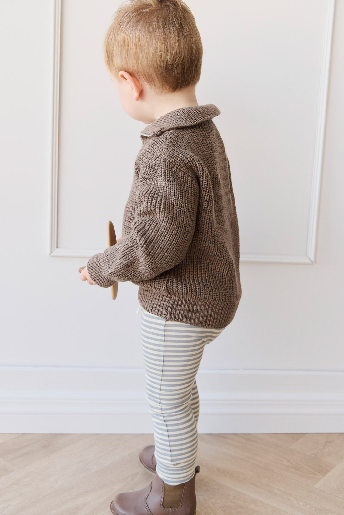 Nicholas Half Zip Jumper - Iroke Childrens Jumper from Jamie Kay Australia