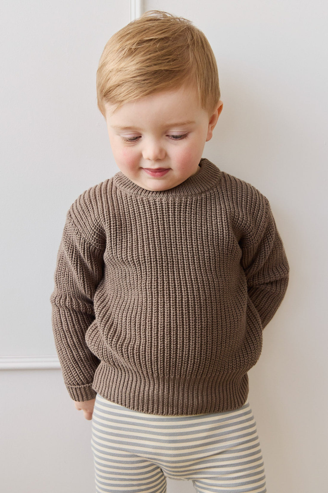 Leon Knit Jumper - Iroke Childrens Jumper from Jamie Kay Australia