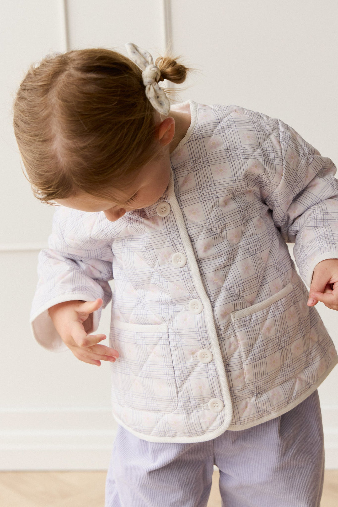 Ariel Jacket - Marguerite Egret Childrens Jacket from Jamie Kay Australia
