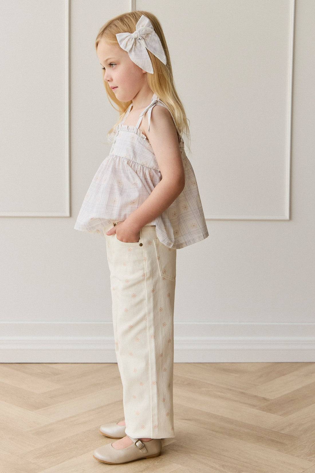 Blair Pant - Margaux Tofu Childrens Pant from Jamie Kay Australia