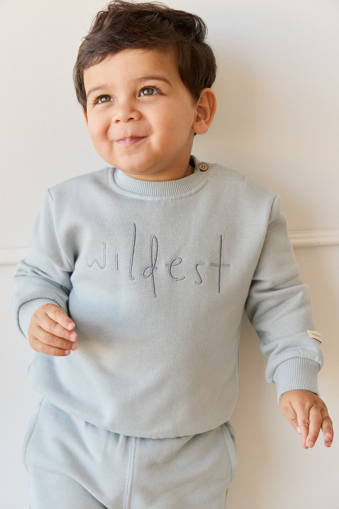 Organic Cotton Dominic Sweatshirt - Coast Wildest Childrens Top from Jamie Kay Australia