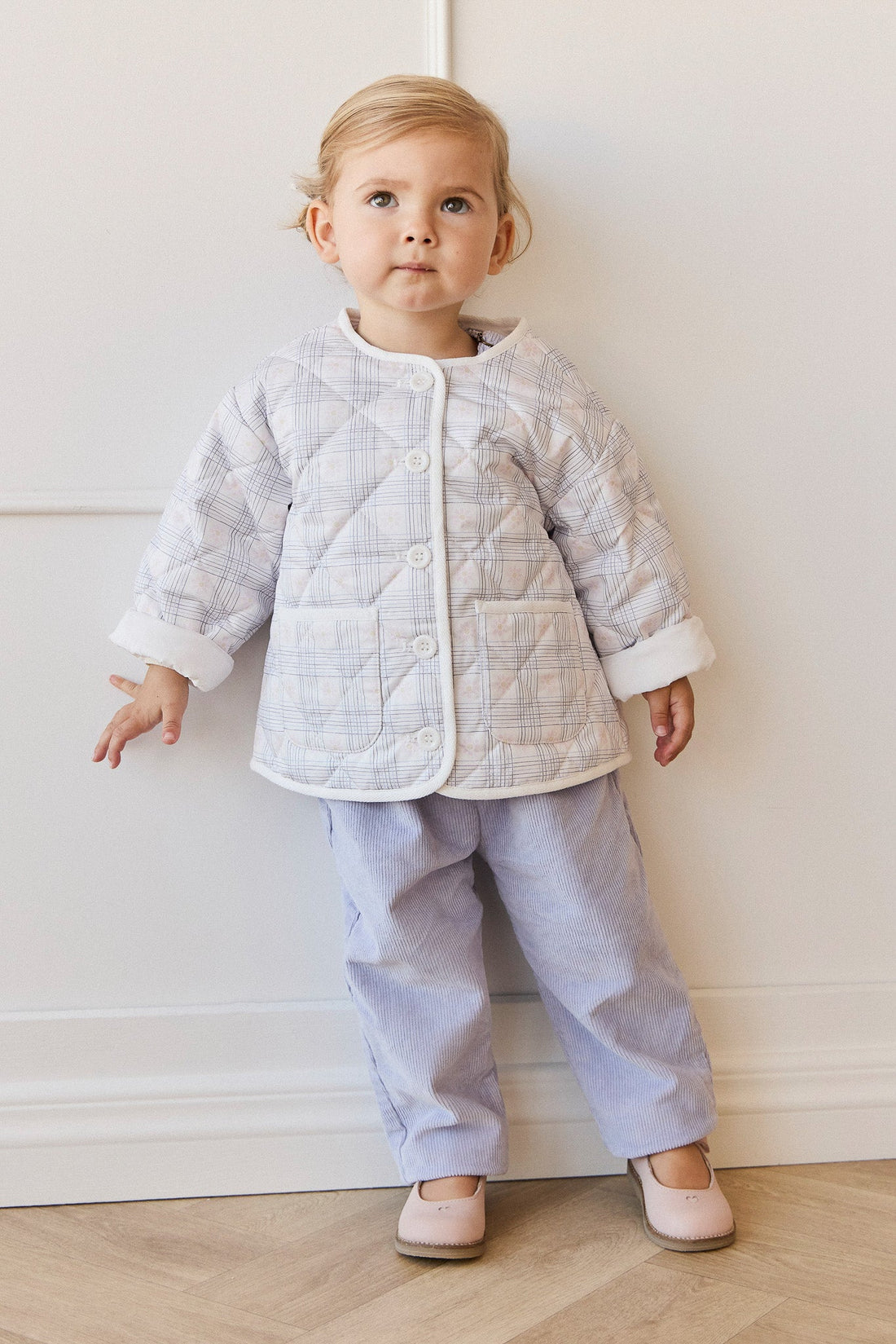 Ariel Jacket - Marguerite Egret Childrens Jacket from Jamie Kay Australia