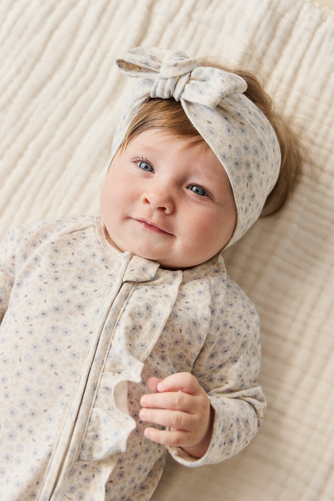 Organic Cotton Melanie Onepiece - Penelope Evening Haze Childrens Onepiece from Jamie Kay Australia