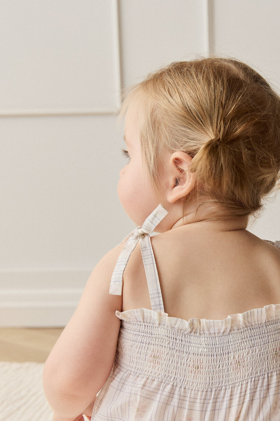 Organic Cotton Mirabel Jumpsuit - Marguerite Egret Childrens Jumpsuit from Jamie Kay Australia