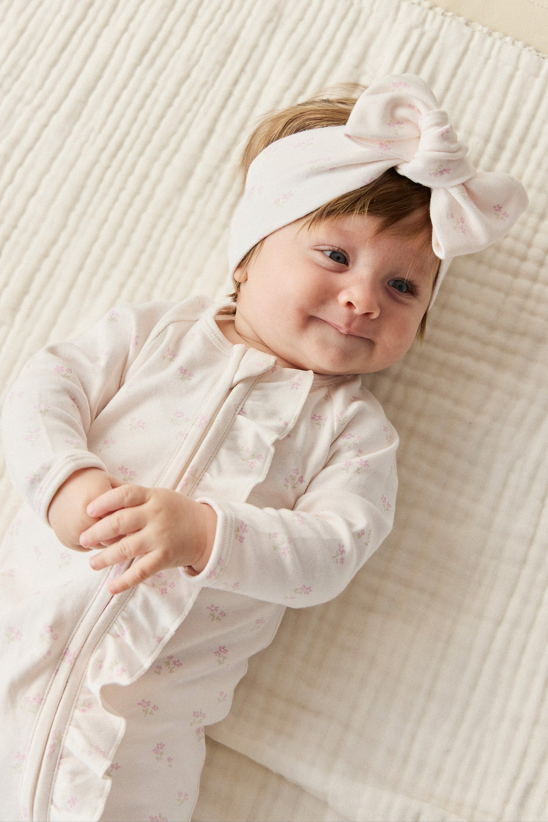 Organic Cotton Melanie Onepiece - Pauline Pink Childrens Onepiece from Jamie Kay Australia