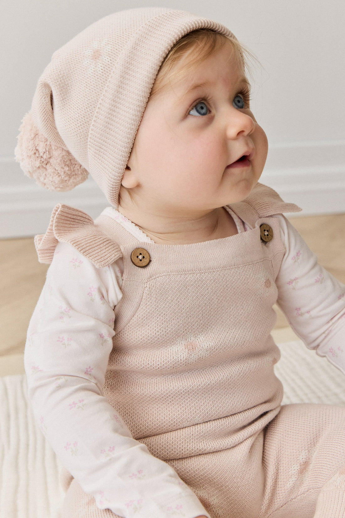 Organic Cotton Long Sleeve Top - Pauline Pink Childrens Top from Jamie Kay Australia