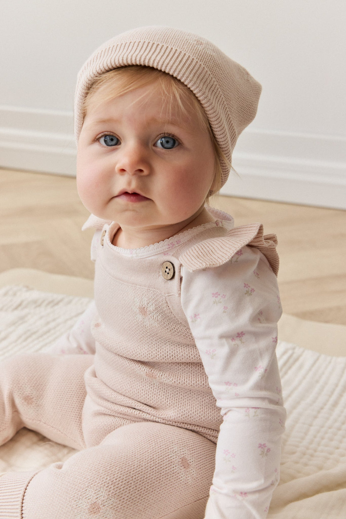 Organic Cotton Long Sleeve Top - Pauline Pink Childrens Top from Jamie Kay Australia