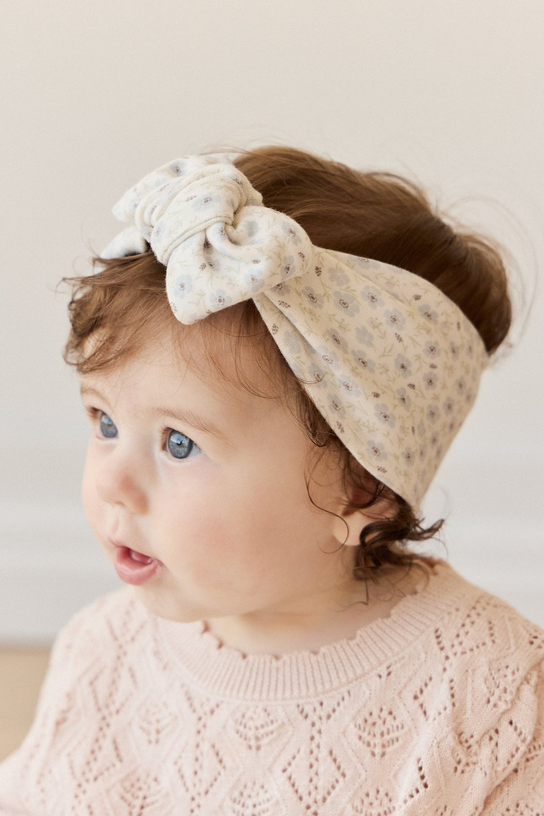 Organic Cotton Headband - Penelope Evening Haze Childrens Headband from Jamie Kay NZ