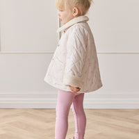 Organic Cotton Modal Everyday Legging - Dahlia Childrens Legging from Jamie Kay Australia