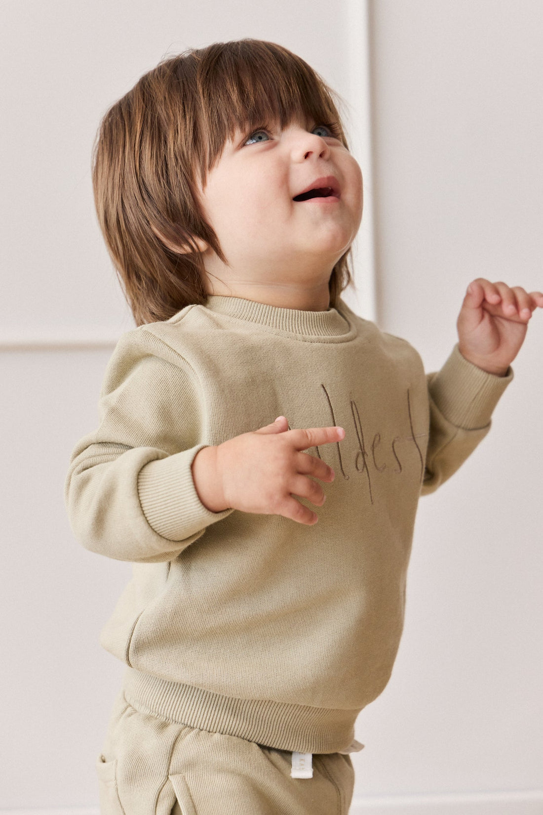 Organic Cotton Dominic Sweatshirt - Pampas Wildest Childrens Top from Jamie Kay Australia