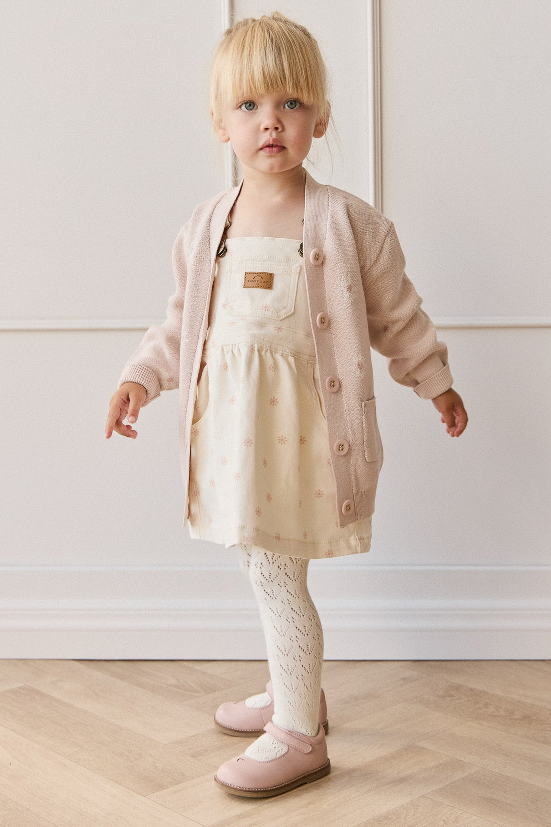 Norah Overall Dress - Margaux Tofu Childrens Overall from Jamie Kay Australia