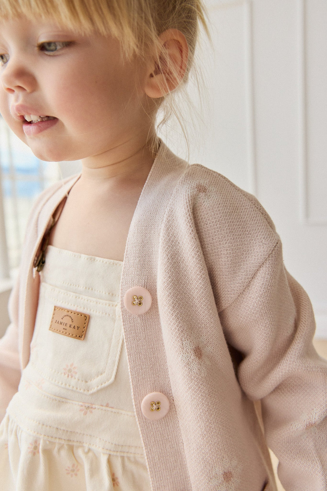 Norah Overall Dress - Margaux Tofu Childrens Overall from Jamie Kay Australia