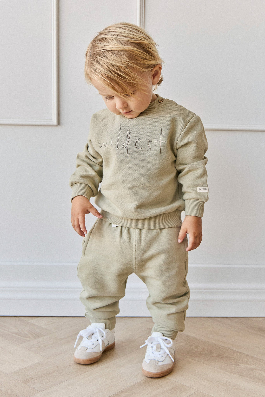Organic Cotton Dominic Track Pant - Pampas Childrens Pant from Jamie Kay Australia